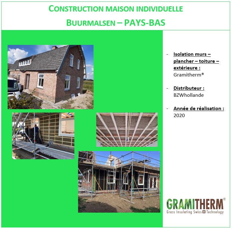 CONSTRUCTION MAISON INDIVIDUELLE BUURMALSEN – PAYS-BAS